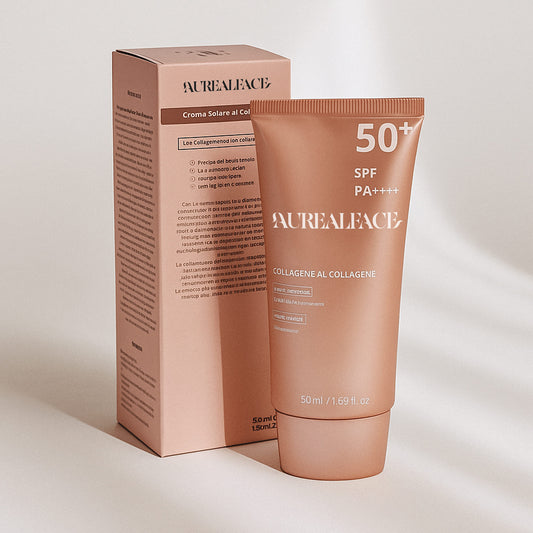 Crema solare al collagene