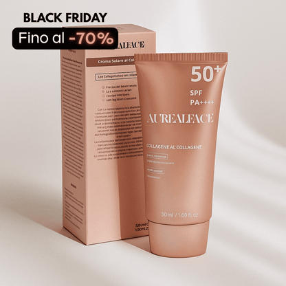 Crema solare al collagene