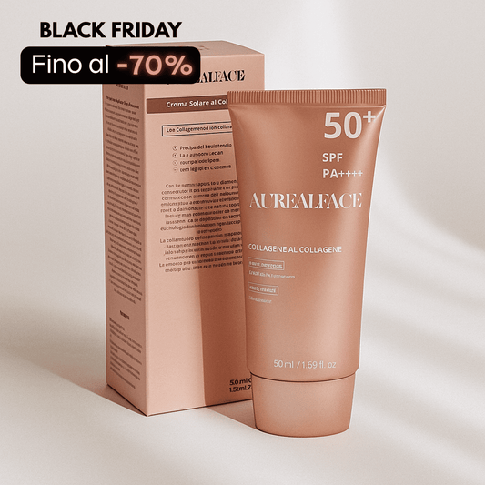 Crema solare al collagene