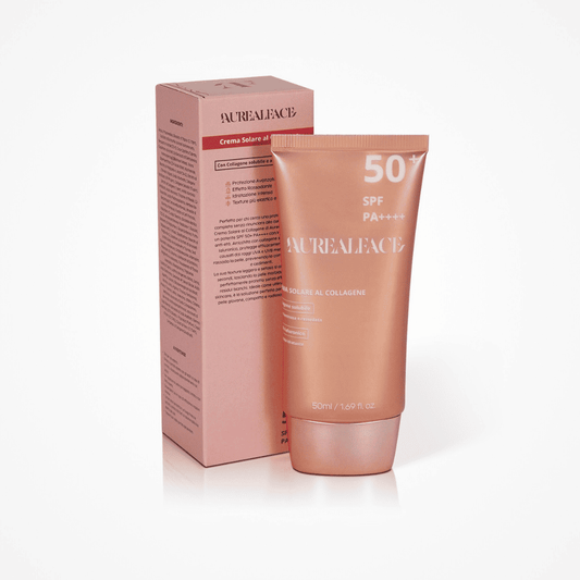 Crema solare al collagene