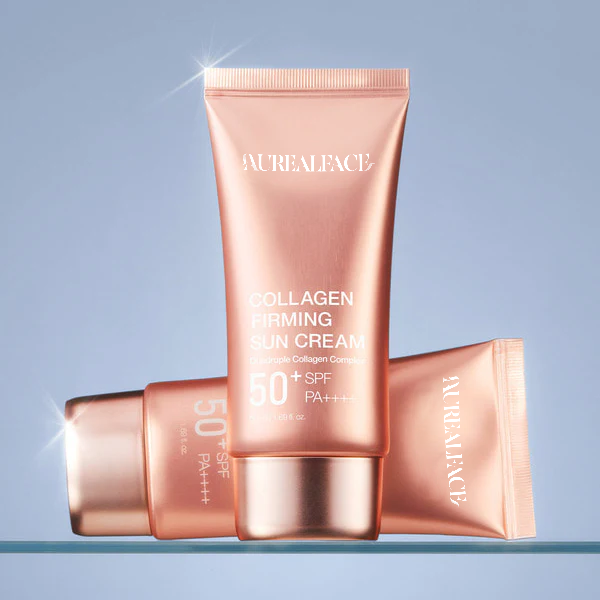 Crema solare al collagene